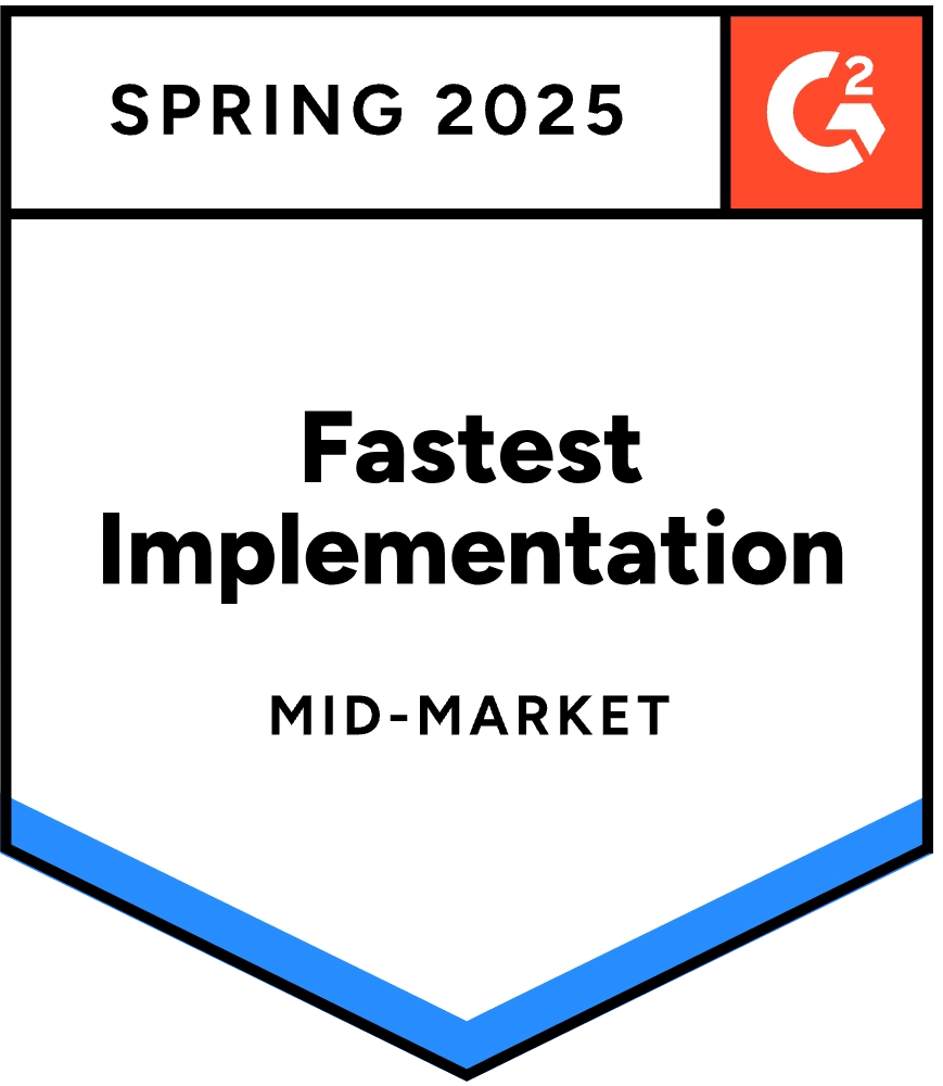 Fastest Implementation Mid-Market 2025