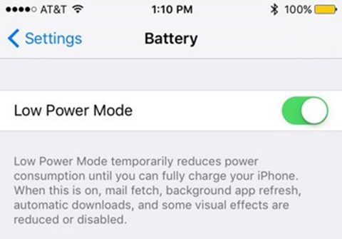 Low Power Mode