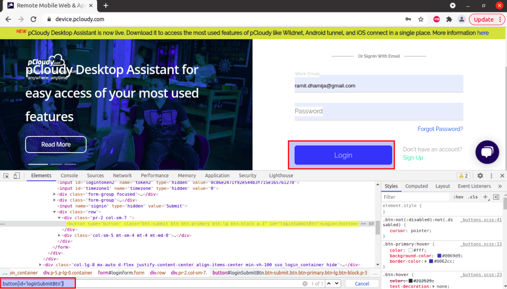 CSS Selector Locator