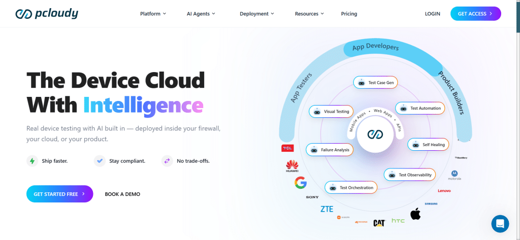 pcloudy mobile and web app testing platform